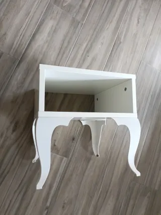 Mesita auxiliar Ikea blanca