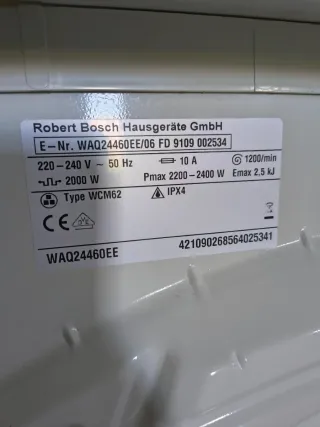 Repuestos Lavadora Bosch Avantixx 8