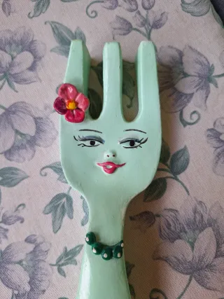 Set posate decorative artigianali  anni 2000