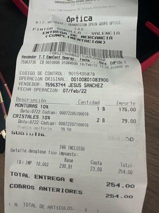 Gafas Carolina Herrera Elegance