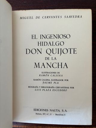 Colección literatura clásica Nauta años 1970