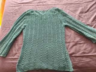 Jersey calados azul claro Talla M