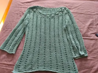 Jersey calados azul claro Talla M