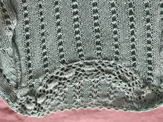 Jersey calados azul claro Talla M