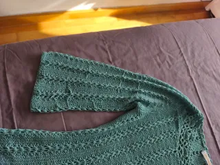 Jersey calados azul claro Talla M