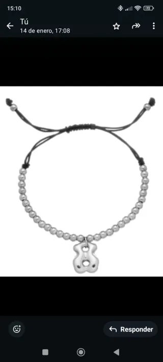 Pulsera Tous ajustable acero quirúrgico