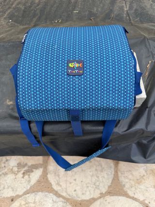 Mochila Tuc Tuc azul estampada