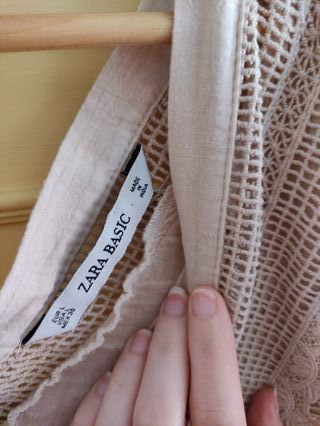 Blusa combinado crochet