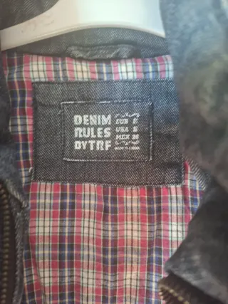 Chaleco Zara acolchado vaquero talla S