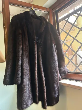 Pelliccia vera marrone