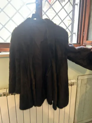 Pelliccia vera marrone