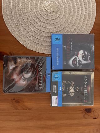 Colección Annabelle Blu-ray Steelbook Terror
