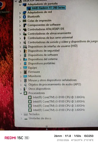 PC Gaming Intel 8100 Nero