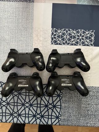 4 Mandos PS3 Sony Negros