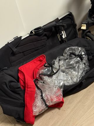 Carrito Gemelar Bugaboo Donkey Rojo