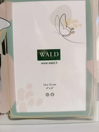 Portafoto piccolo con farfalle