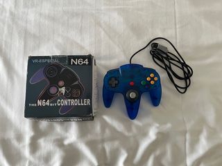 Controller Nintendo 64 Blu Trasparente
