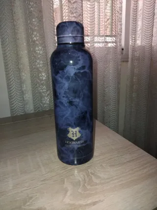 Botella Hogwarts Diseño Marmoleado