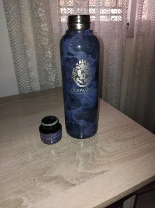 Botella Hogwarts Diseño Marmoleado