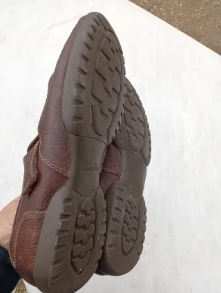 Sandali Clarks in pelle marrone