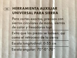 Herramienta auxiliar para sierra Powerfix