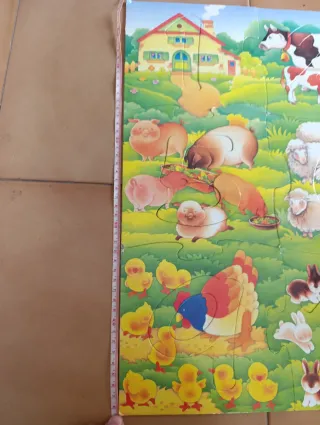 Puzzle Granja con Caja