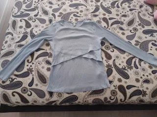 Camiseta lactancia azul Talla M