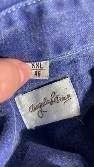 Camisa vaquera oversize azul