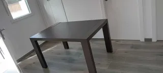 Mesa de salón extensible madera