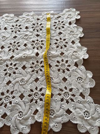 Centrotavola uncinetto vintage anni '60