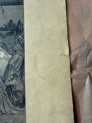 Lámina Grabado Duelo de Jerusalén