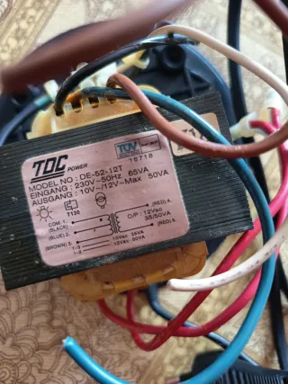 Transformador TDC DE-52-12T 230V/12V 50VA
