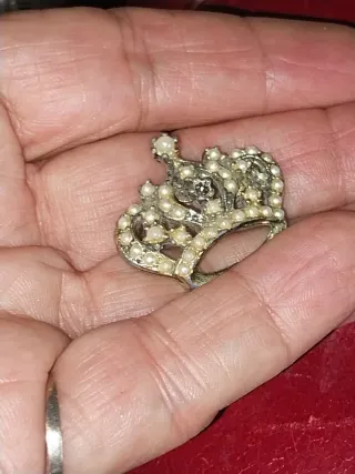 Broche Antigua Corona joya de  orfebreria