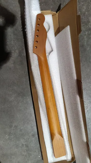 Mastil Guitarra ST Madera Natural