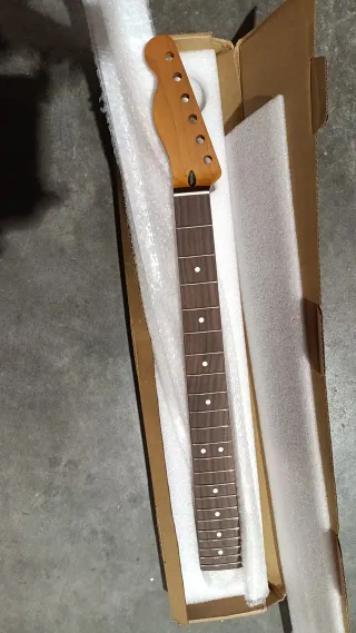 Mastil Guitarra ST Madera Natural