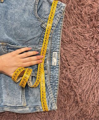 Jeans Cargo Donna Blu