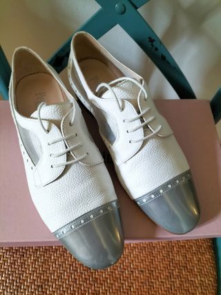 Zapatos blucher Piel de Pertini