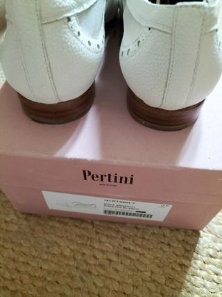 Zapatos blucher Piel de Pertini