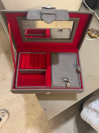 Joyero de viaje Uno de 50 gris