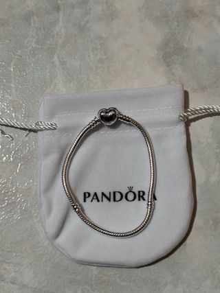 Bracciale Pandora Cuore Pavé Argento