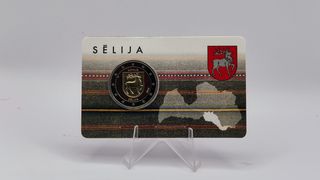 2 Euro Lettonia 2025 Coincard Selija FDC