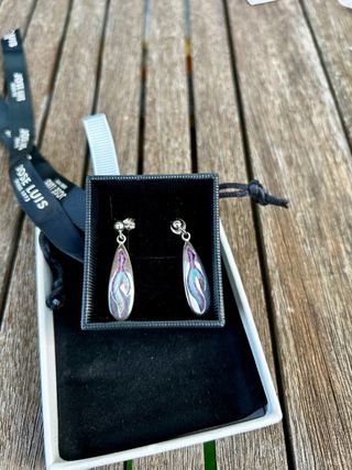 Pendientes Plata Ley Esmalte HECHOS A MANO