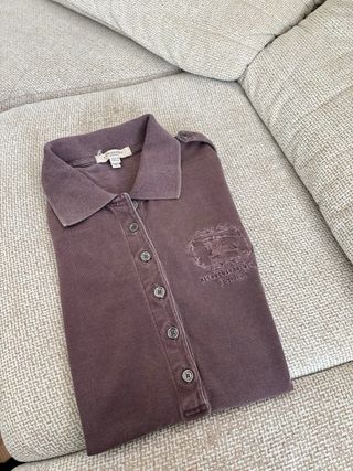 Polo Burberry Marrón Hombre manga corta