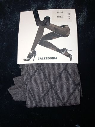 Collant Calzedonia vintage fantasia rombi TG 3/4
