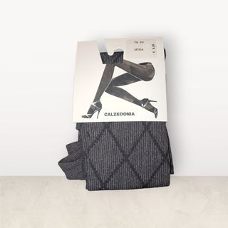 Collant Calzedonia vintage fantasia rombi TG 3/4