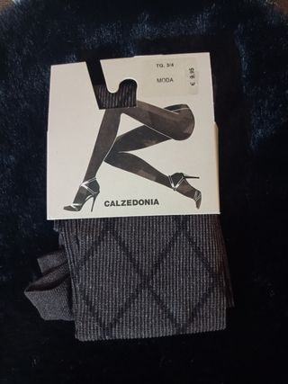 Collant Calzedonia vintage fantasia rombi TG 3/4