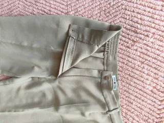 Pantalón de pinzas Punto Roma beige XL
