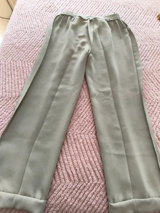 Pantalón de pinzas Punto Roma beige XL