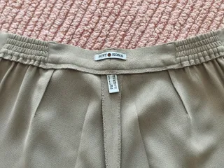 Pantalón de pinzas Punto Roma beige XL