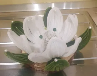 Lampada decorativa a forma Ninfea abatjour